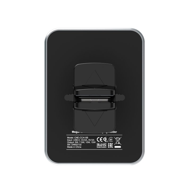 CANYON CH-15, Car holder and wireless charger MegaFix, C-15, 15W, Input: USB-C: 5V/2A, 9V/3A Output: 5W, 7.5W, 10W,