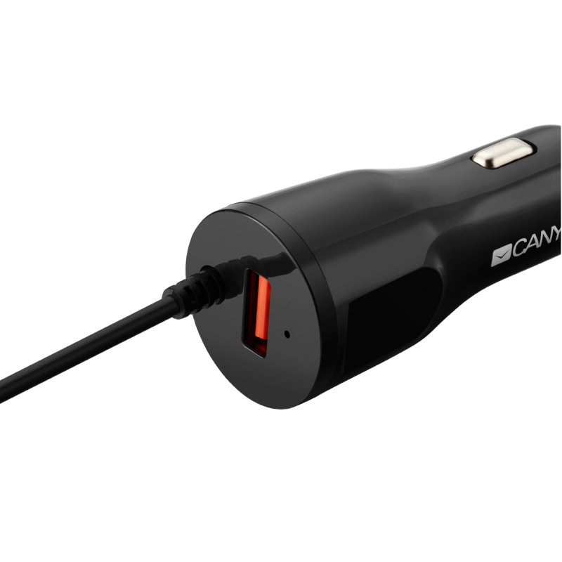 Canyon CNE-CCA033 Smartphone, Tablette Noir Lightning, USB Charge rapide Auto