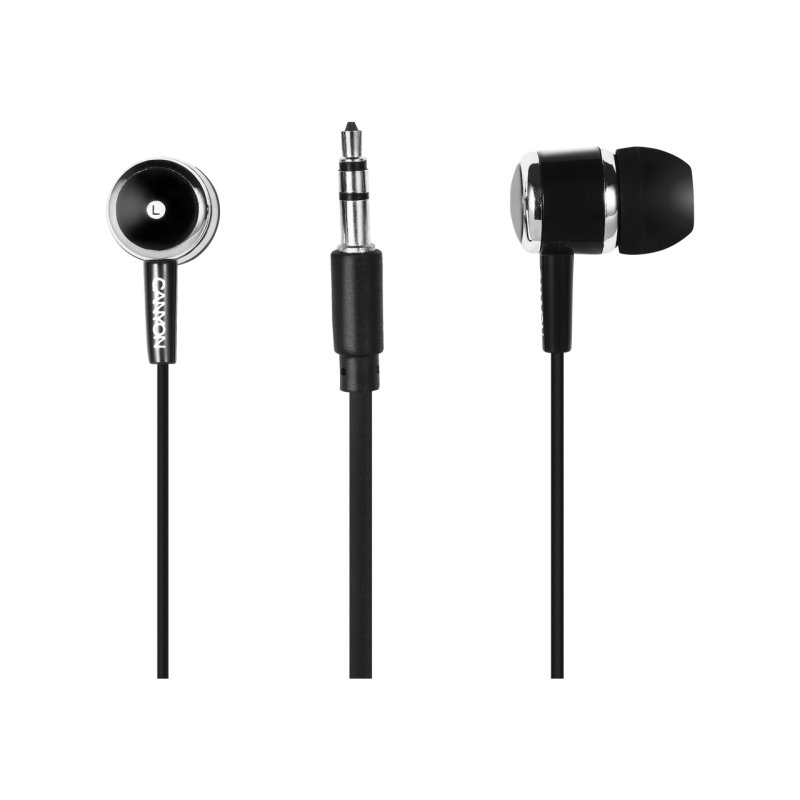CANYON headphones EPM-01 Mic 1.2m Black