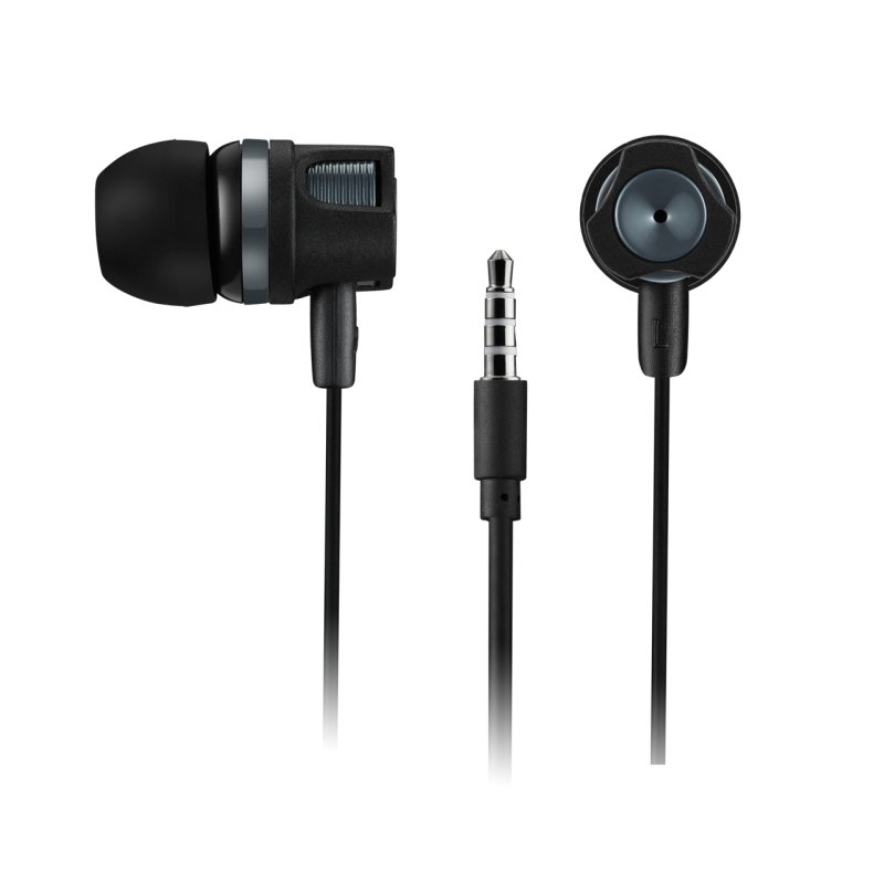 CANYON headphones EP-3 Mic 1.2m Dark Grey