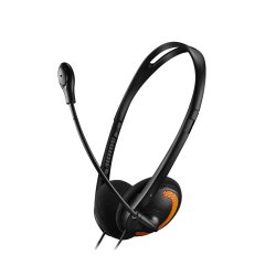 Canyon CNS-CHS01BO casque Avec fil Arceau Gaming Noir, Orange