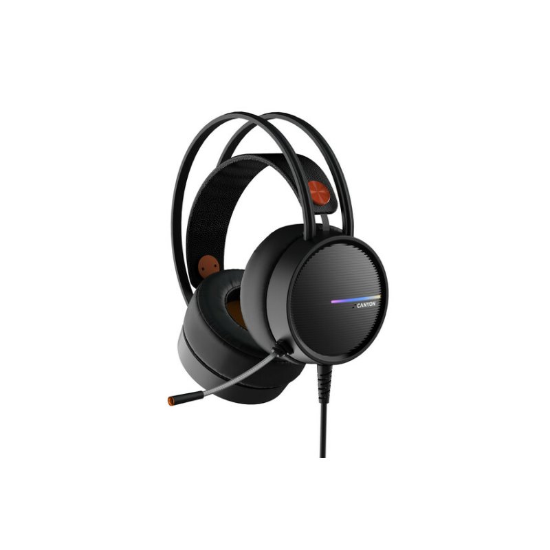 Canyon Gaming Headset GH-8A 2x3.5mm\"Interceptor\" LED black retail