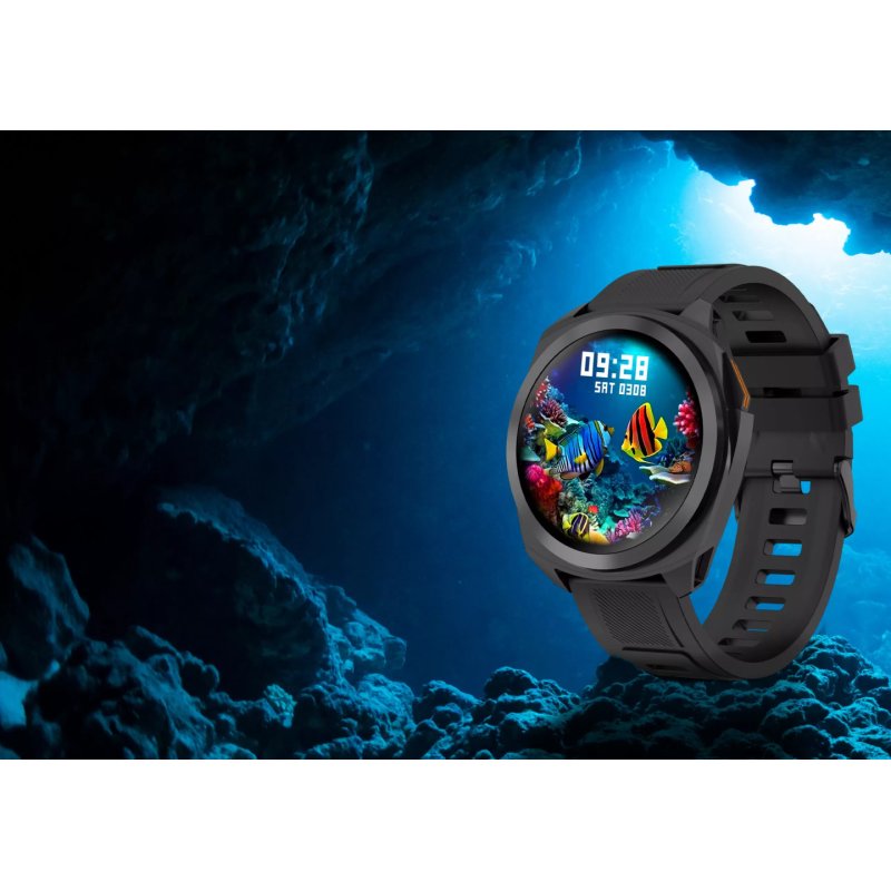 Canyon Maverick SW-83 3.35 cm (1.32") IPS Digital 360 x 360 pixels Touchscreen Black GPS (satellite)