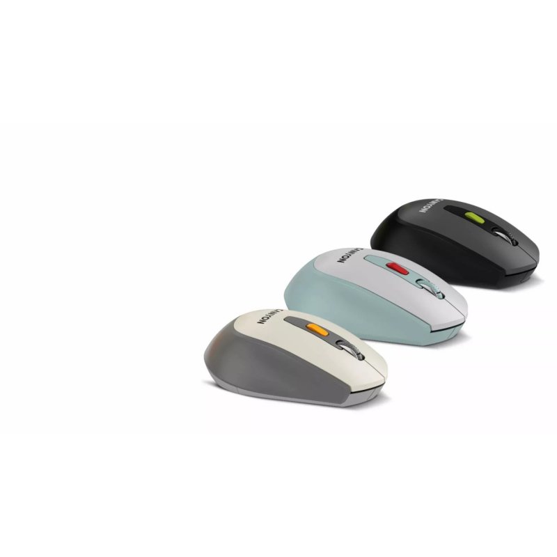 Canyon HSET-W5 clavier Souris incluse maison/bureau RF sans fil QWERTY Anglais américain Blanc