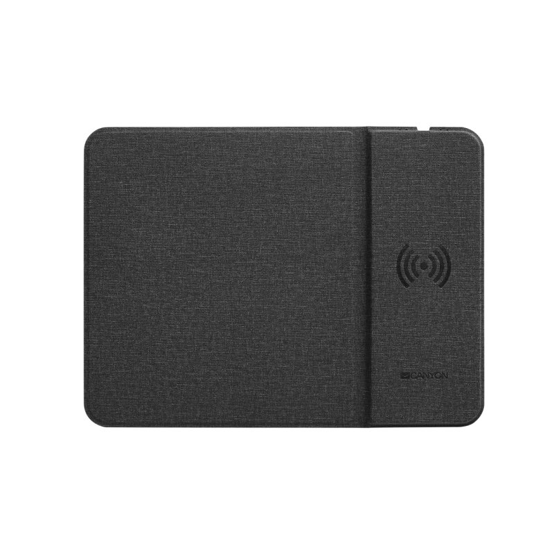 CANYON MP-W5, Mouse Mat with wireless charger, Input 5V/2A,9V2A Output 5W/7.5W/10W, 324*244*6mm, USB Type C cable