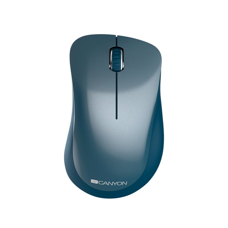 CANYON MW-11, 2.4 GHz Wireless mouse ,with 3 buttons, DPI 1200, Battery:AAA*2pcs ,Blue67*109*38mm 0.063kg