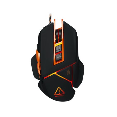 CANYON mouse Hazard GM-6 LED Wired Black Orange
