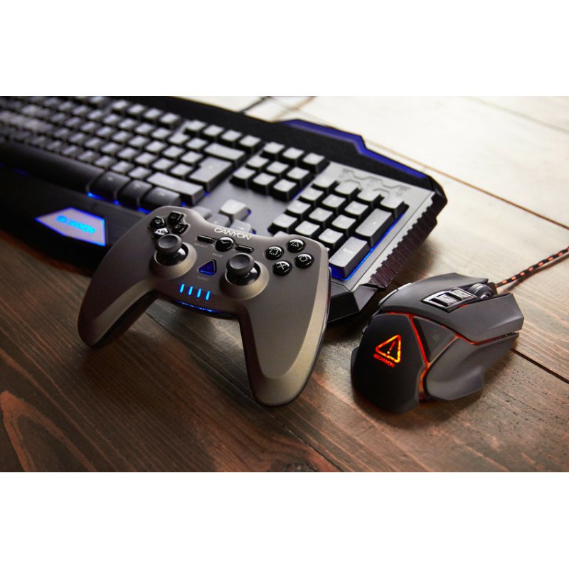 CANYON mouse Hazard GM-6 LED Wired Black Orange