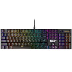Canyon Cometstrike GK-55 clavier Gaming USB QWERTY Anglais Noir