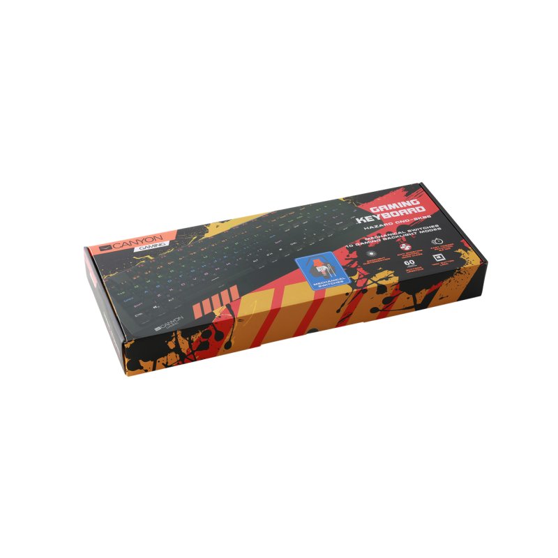 Canyon Hazard clavier Gaming USB Noir