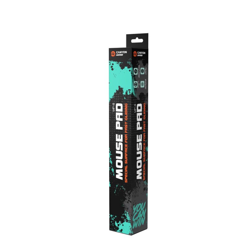 Canyon CND-CMP8 tapis de souris Tapis de souris de jeu Multicolore