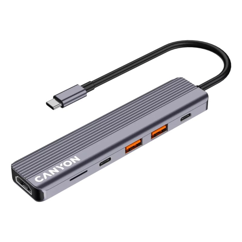 Canyon DS-17 USB Type-C 10000 Mbit/s Gris