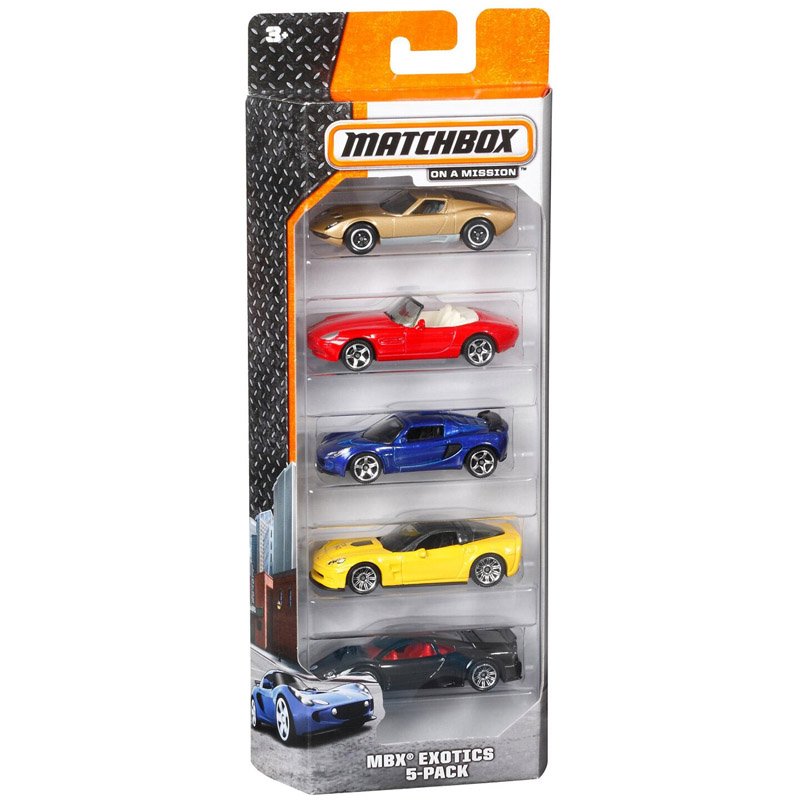 5 VEH MATCHBOX ASS