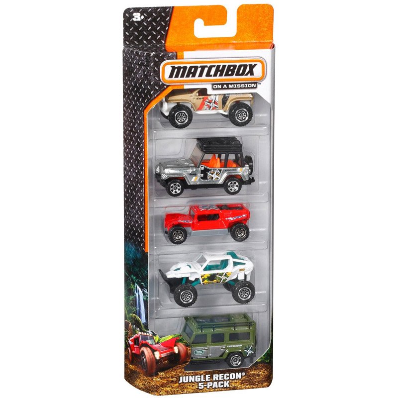 5 VEH MATCHBOX ASS