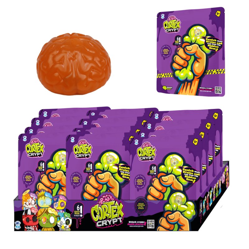Cortex - Squishy Brains 10cm 6 asst. CDU (400010)
