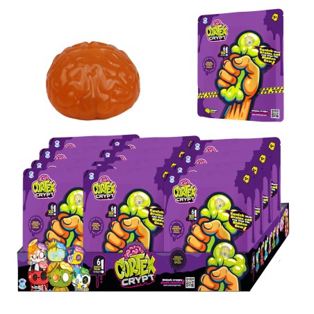 Cortex Crypt - Squishy Brains 10 Cm - 12Pcs Display