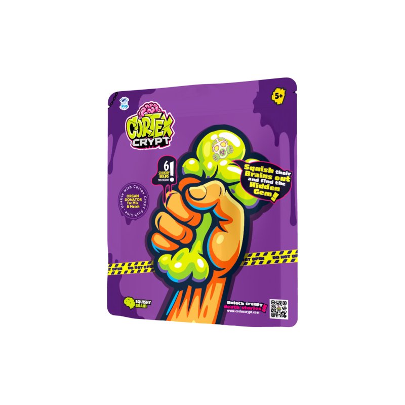 Cortex Crypt - Squishy Brains 10 Cm - 12Pcs Display