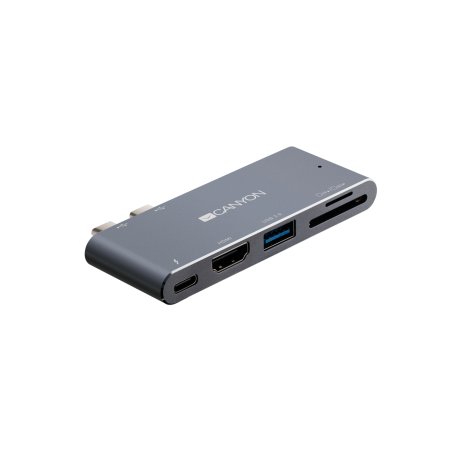 CANYON hub DS-5 5in1 Thunderbolt 3 4k Space Grey