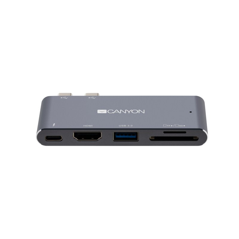 CANYON hub DS-5 5in1 Thunderbolt 3 4k Space Grey