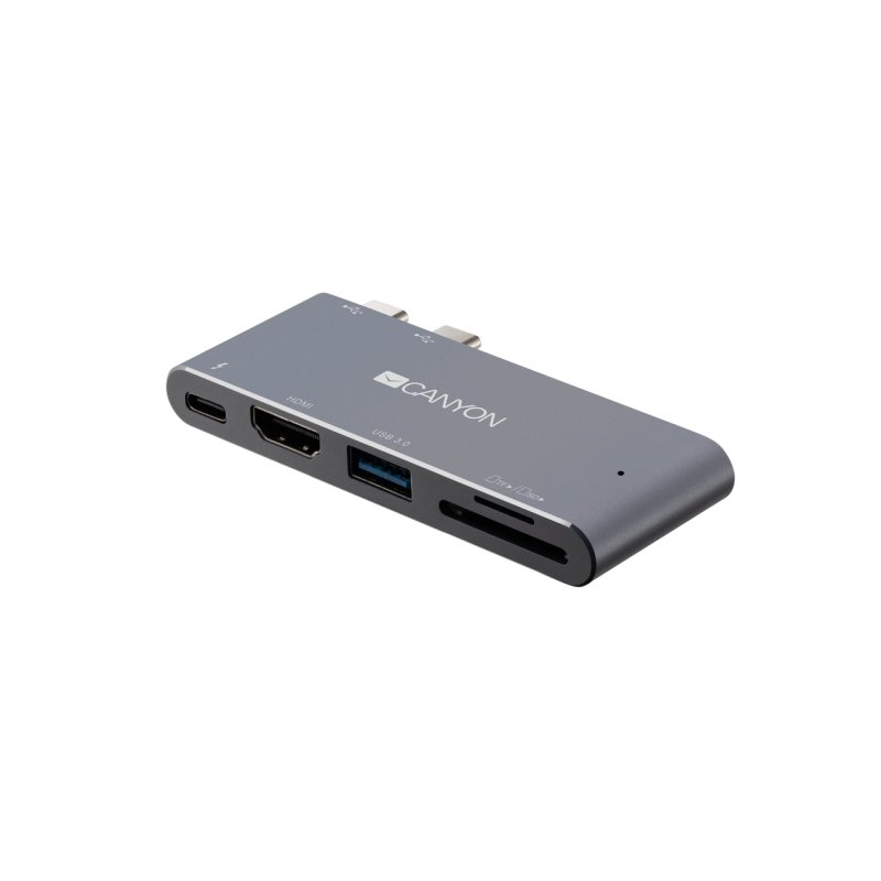 CANYON hub DS-5 5in1 Thunderbolt 3 4k Space Grey
