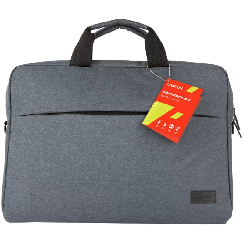 Canyon B-4 - elegant laptop bag up to 15.6 - grey