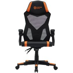 Canyon Flow MCH01 Fauteuil de gaming Siège rigide Noir, Orange