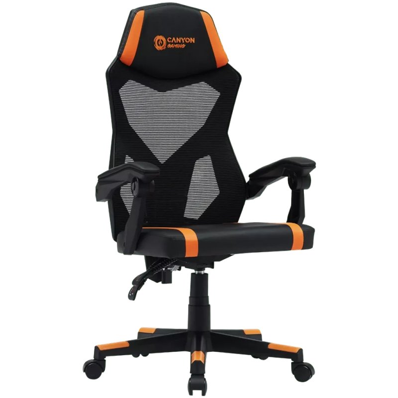 Canyon Flow MCH01 Fauteuil de gaming Siège rigide Noir, Orange