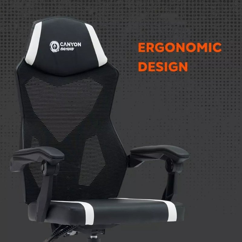 CANYON gaming chair Flow MCH01 Mesh Black Orange