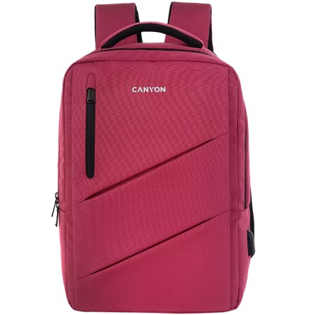 Canyon CNS-BPE5BD1 sacoche d'ordinateurs portables 39,6 cm (15.6") Sac à dos Rouge