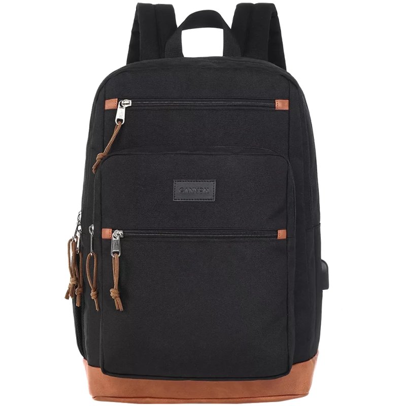 Canyon CNS-BPS5BBR1 laptop case 39.6 cm (15.6") Backpack Black