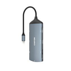 Canyon DS-15 - Multiport Docking Station - 8 ports - 1xUSB-C 100W 2xUSB3.0 1x USB2.0 1xHDMI