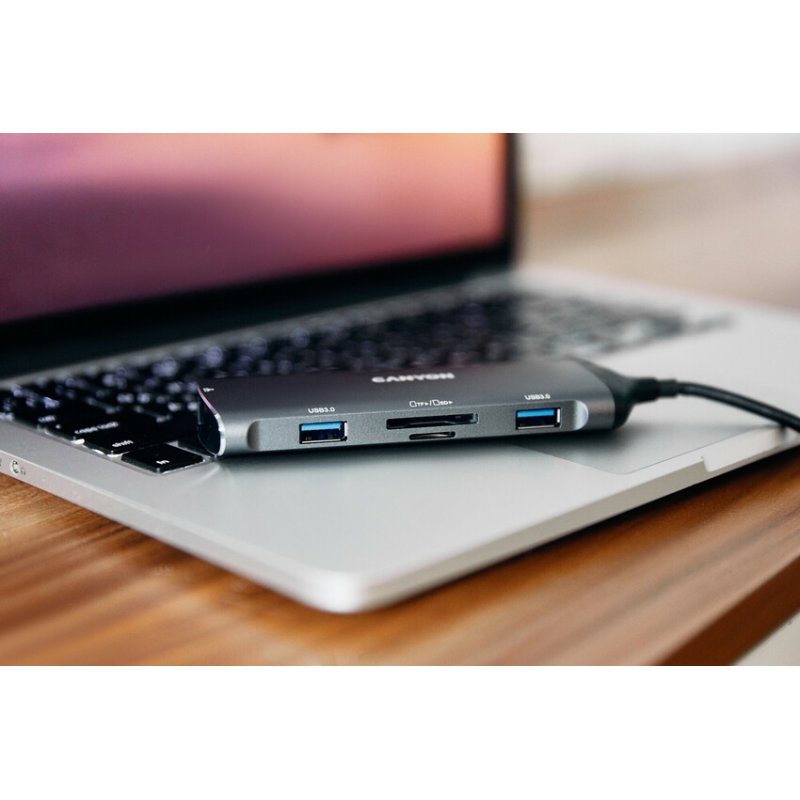 Canyon DS-15 USB 3.2 Gen 1 (3.1 Gen 1) Type-C Gris