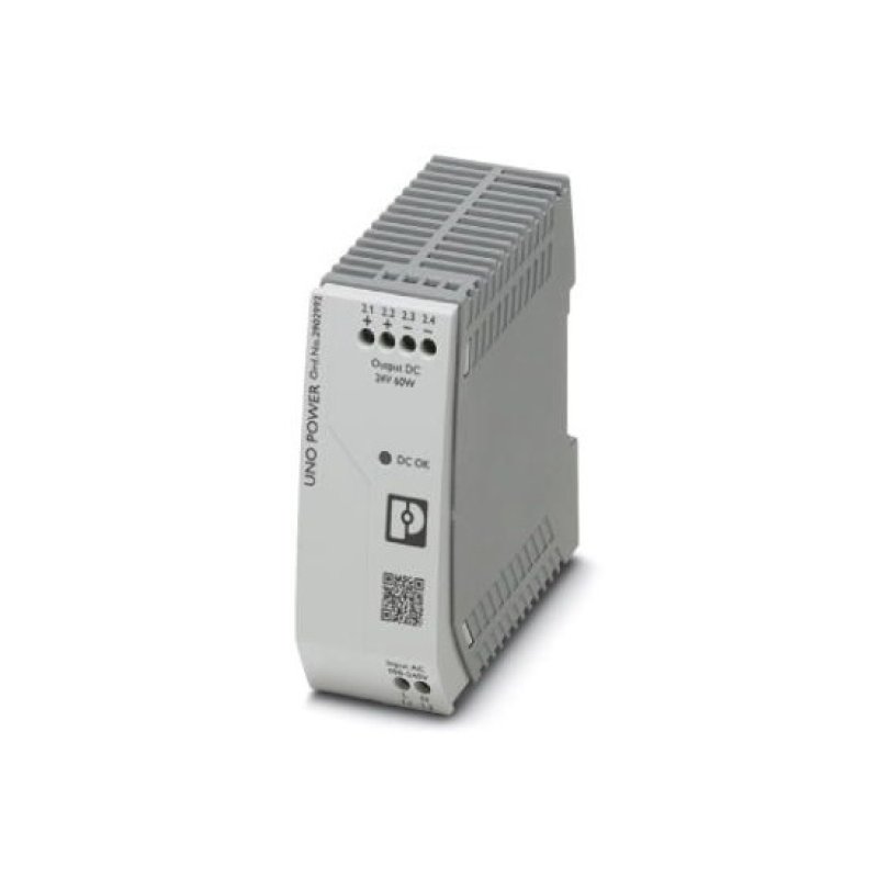 Phoenix Contact UNO-PS/1AC/24DC/60W power adapter/inverter Indoor Grey