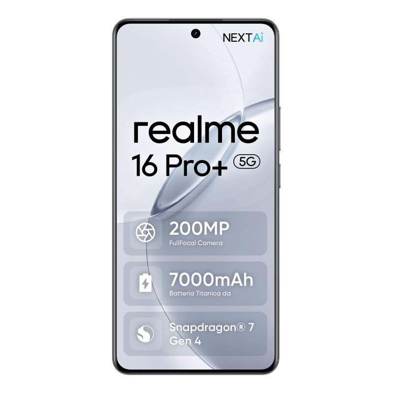 realme 16 Pro 17.3 cm (6.8") 5G USB Type-C 12 GB 512 GB 7000 mAh Grey