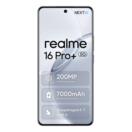 realme 16 Pro 17,3 cm (6.8") 5G USB Type-C 12 Go 512 Go 7000 mAh Gris