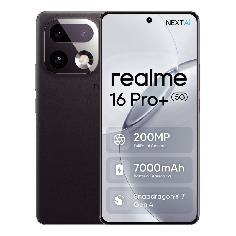 realme 16 Pro 17.3 cm (6.8") 5G USB Type-C 12 GB 512 GB 7000 mAh Grey