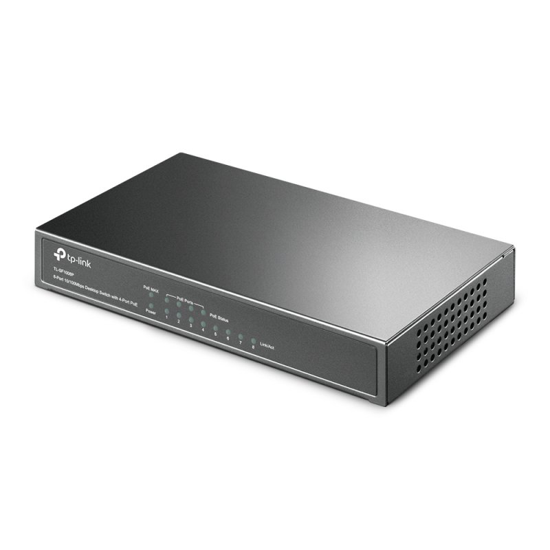 TP-Link TL-SF1008P commutateur réseau Non-géré Fast Ethernet (10/100) Connexion Ethernet, supportant l'alimentation
