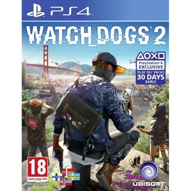 Ubisoft Watch_Dogs 2, PS4 Standard PlayStation 4