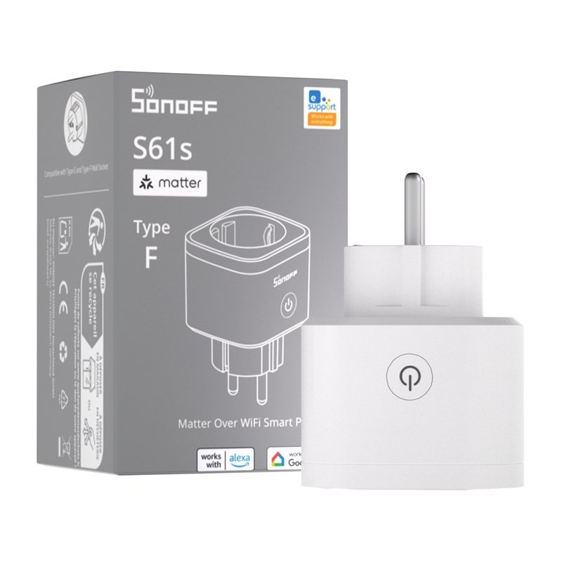 SONOFF S61s Matter External Plug via Wi-Fi