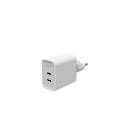 MOPHIE POWER ADAPTER GAN USB-C DUAL 45W ROC 2026 WHITE EU