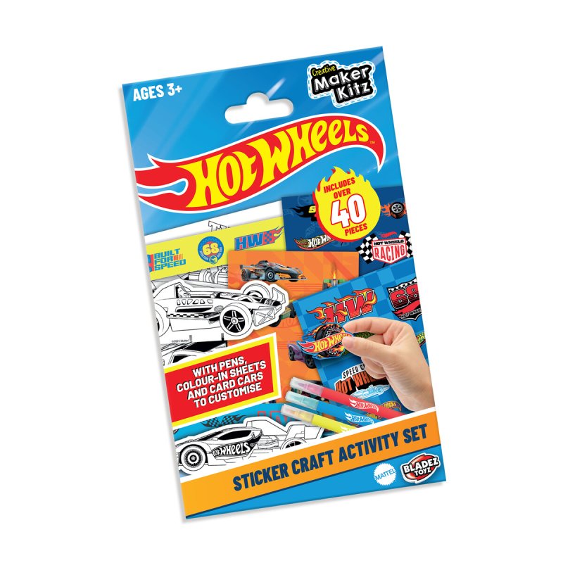 Hot Wheels - Sticker Craft Activity Set (BLA85751)