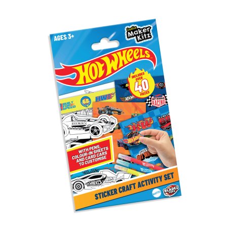 Hot Wheels - Sticker Craft Activity Set (BLA85751)