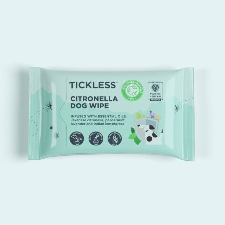 Tickless - Citronella Dog Wipes - 20pcs