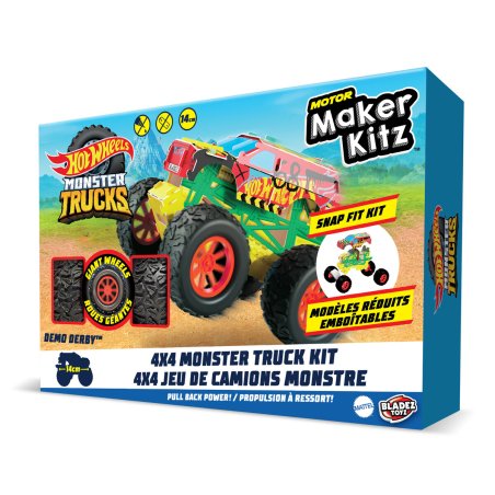Hot Wheels - Motor Maker Kitz Monster Truck Kit (BLA85578)