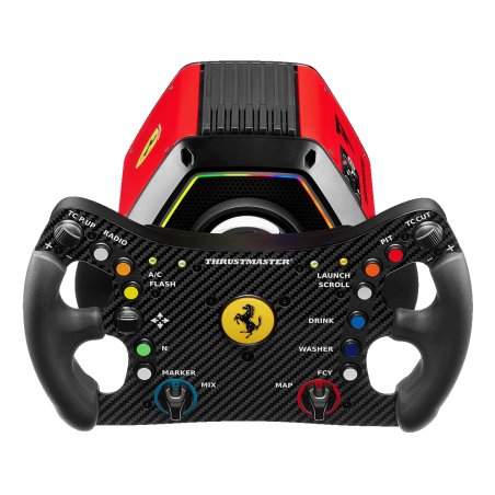 Thrustmaster T818 Ferrari 488 GT3 Simulator Noir, Rouge USB Volant pédales Analogique/Numérique PC