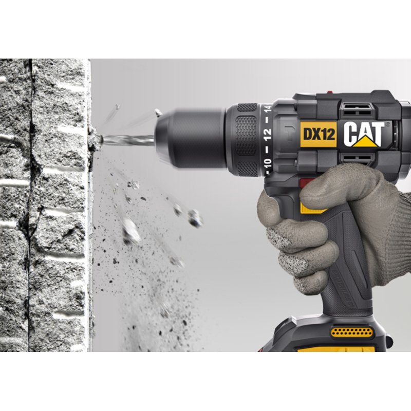 CAT DX12 perceuse 2000 tr/min 1,97 kg Noir