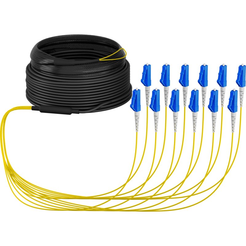 EFB Trunkkabel U-DQ(ZN)BH OS2 12E (1x12) LC-LC 40m Dca LSZH G657A1
