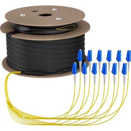 EFB Elektronik O8342S70OS2 InfiniBand/fibre optic cable 70 m 12x LC U-DQ(ZN) BH Black, Blue, Yellow