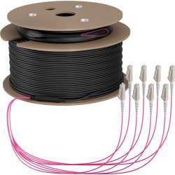 EFB Trunkkabel U-DQ(ZN)BH OM4 8G (1x8) LC-LC 50m Dca LSZH