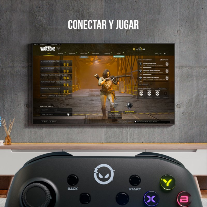 Lorgar LRG-GP510 Gaming Controller Black USB Gamepad Nintendo Switch, PC, Playstation 3